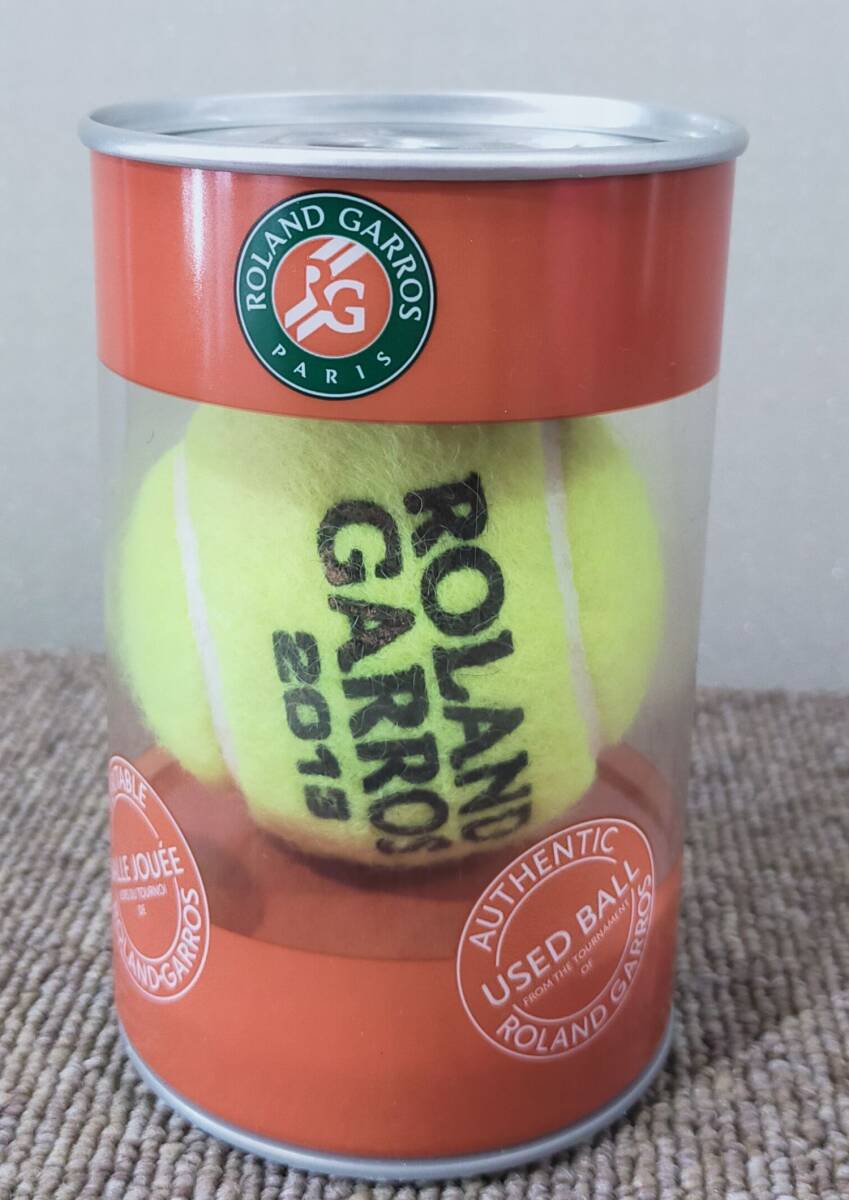 【NY859】未開封 ROLAND GARROS USED BALL テニスボール 2013年 ローランギャロス 全仏オープン 希少 レア拍卖