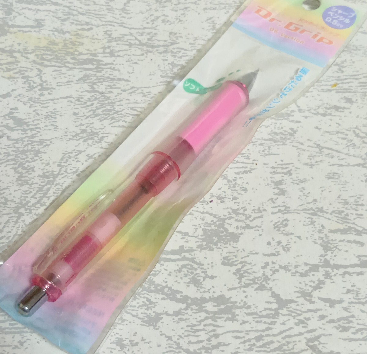 希少 Pilot Dr.Grip SoftGrip Sharpencil ドクターグリップ ソフトグリップ シャープペン スケルトン ピンク 未使用 2006年限定拍卖