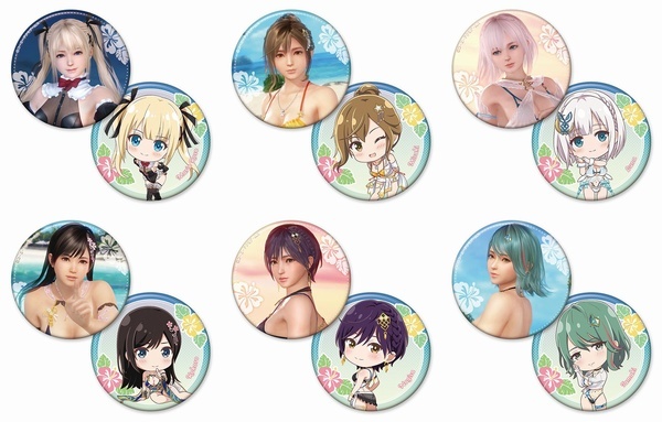 DEAD OR ALIVE Xtreme Venus Vacation 7.5周年記念くじ 缶マグネット2個セット マリー・ローズ みさき ルナ こころ なぎさ たまき 未開封拍卖