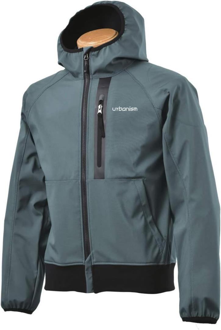 【50%引】アーバニズム UNJ-088 アーバンカーキ(S)ソフトシェル防風パーカー拍卖