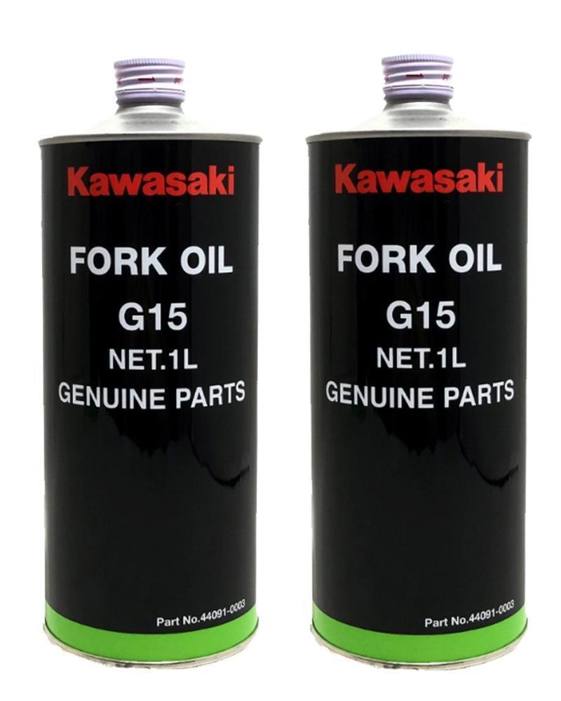【2本セット】カワサキ純正フォークオイルG15 (1L) J44091-0003 【新品・未開封】拍卖