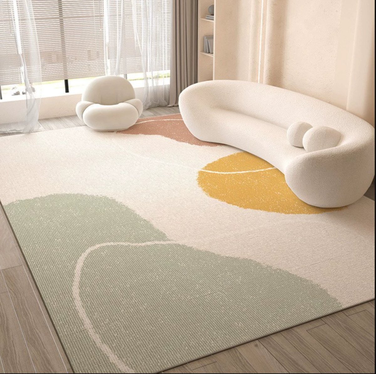 人気美品★ アメリカ式 シンプルな風 家庭用カーペット 方形 寝室 カーペット 160cm×230cm拍卖