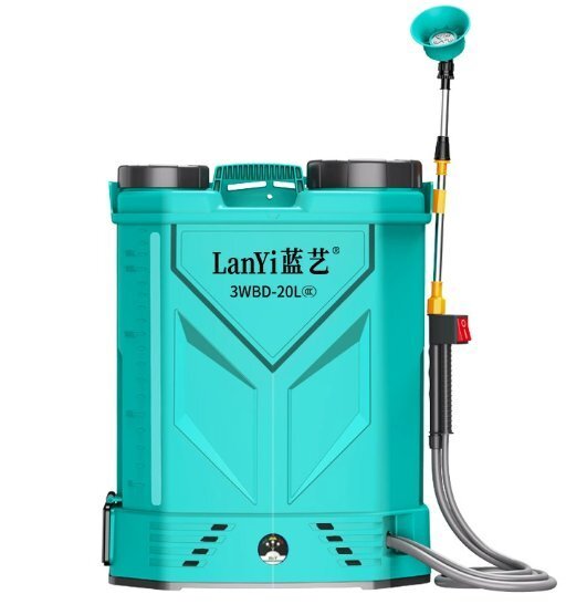 高圧農業用リチウムイオン電池ピギーバック式スマート充電農薬噴霧器新型打薬机電働噴霧器20L拍卖