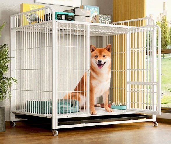 犬用ケージ中大型犬用パイプ太いペット用ケージ犬用小屋小型犬用ケージ拍卖