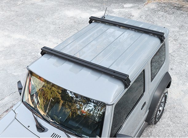 19-25に適用します新ジムニーjimnyオフロード改装部品ルーフバー2本拍卖