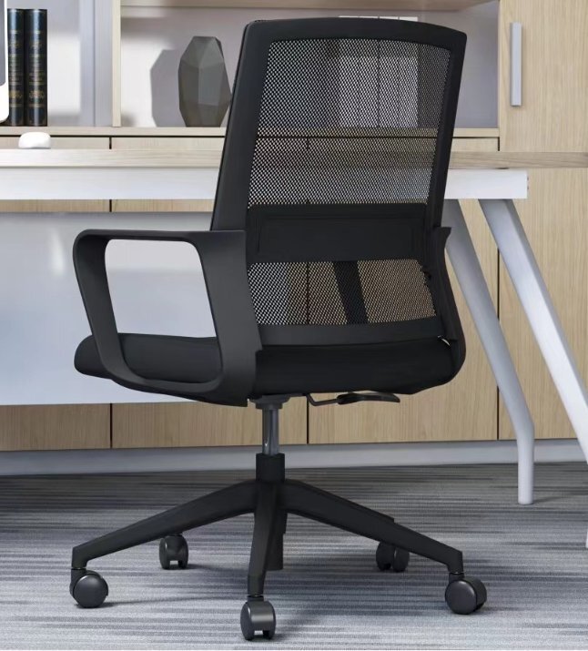 シンプルな家庭用のオフィスチェア社員が長く座って升降します背もたれのコンピュータチェア人体ネット布弓の形の椅子拍卖