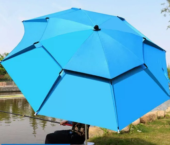 ガーデンパラソル ビーチパラソル 折りたたみ フィッシングパラソル 日よけ 傘 釣り パラソル 高さ 角度 調整 専属ペグ付 キャンプ拍卖