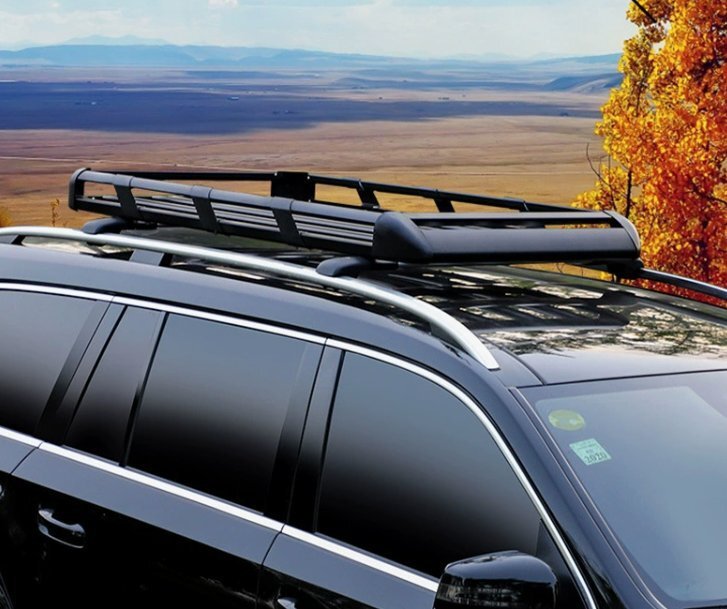 組立型 アルミ合金製 カーゴラック ルーフラックルーフバスケット キャリアルー ルーフキャリア汎用 車用 業務用130×100cm拍卖