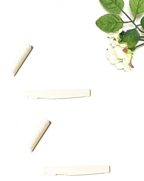 メール便 整形済み 溝付き よく鳴る 牛骨製 ボーンナット & サドル 各2 セット ホワイト テイラー モーリス ギブソン GIBSON J-45拍卖