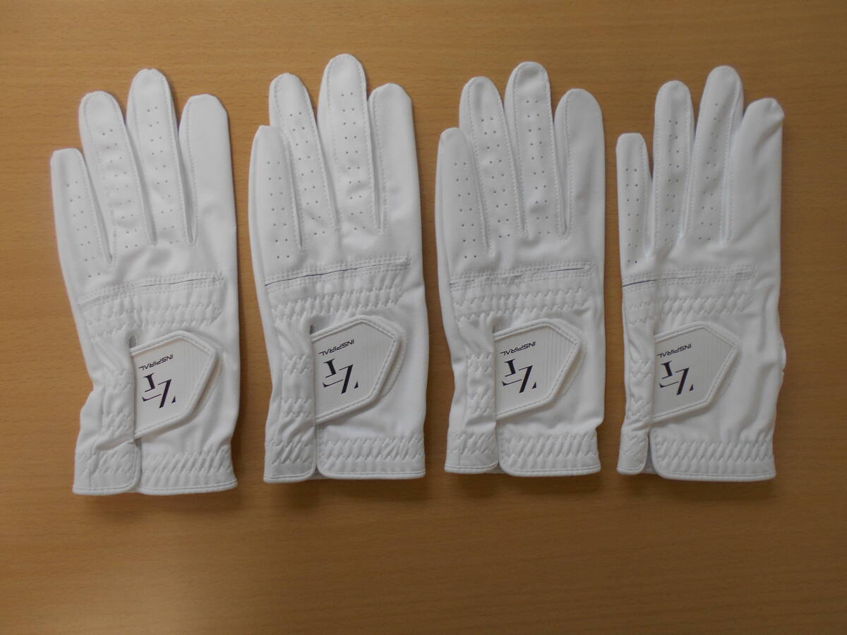 ★イオンスポーツ★ゼロフィットインスパイラルグローブ★25cm★4枚★ホワイト★新品★拍卖