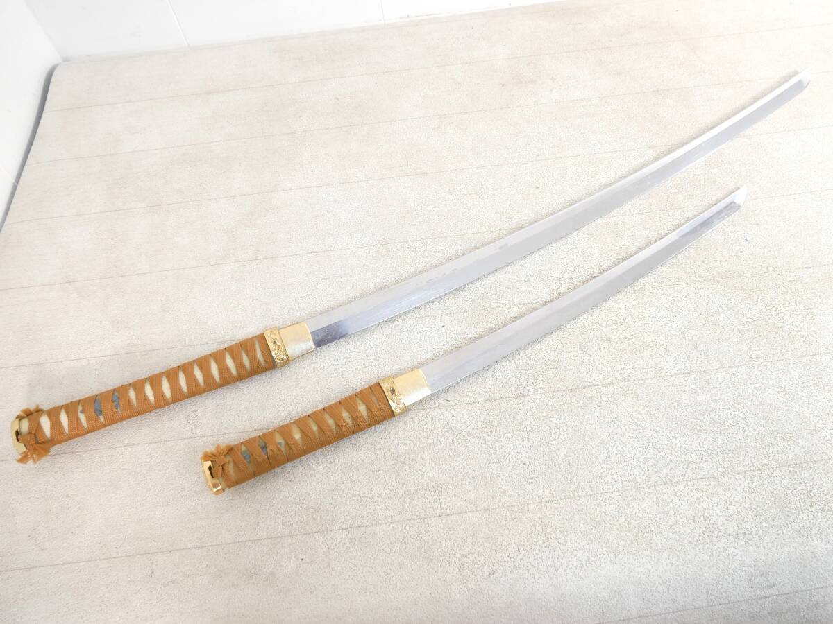 ■模造刀/日本刀 2本セット【全長 102cm/65cm】■拍卖