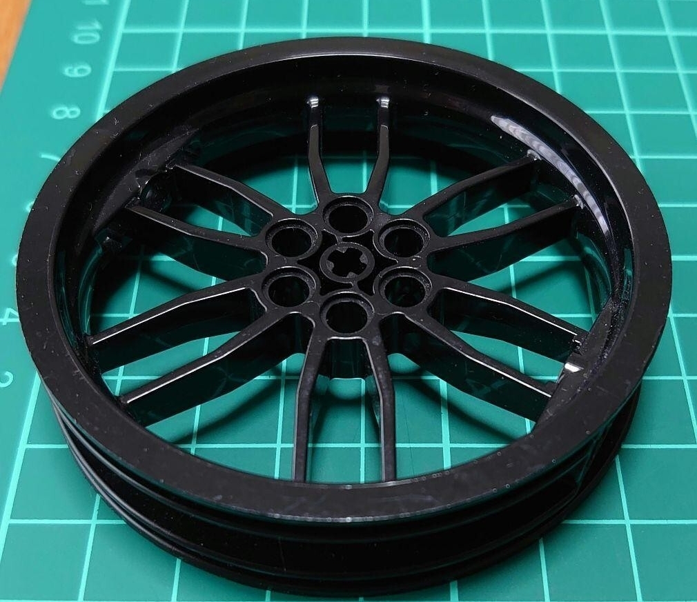 レゴ パーツ ホイール - 75 x 17 ブラック拍卖