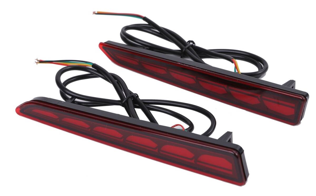 ダイハツ 用 シーケンシャル ウインカー LED リフレクター レッドレンズ タント カスタム LA650S LA660S L375S L385S コペン 汎用拍卖