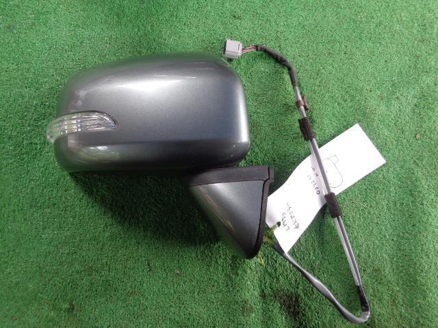 ムーヴ カスタム DBA-L175S 右サイドミラー/ドアミラー 電動格納 ウィンカー付 7Pカプラ S35 プラチナグレーメタリック拍卖