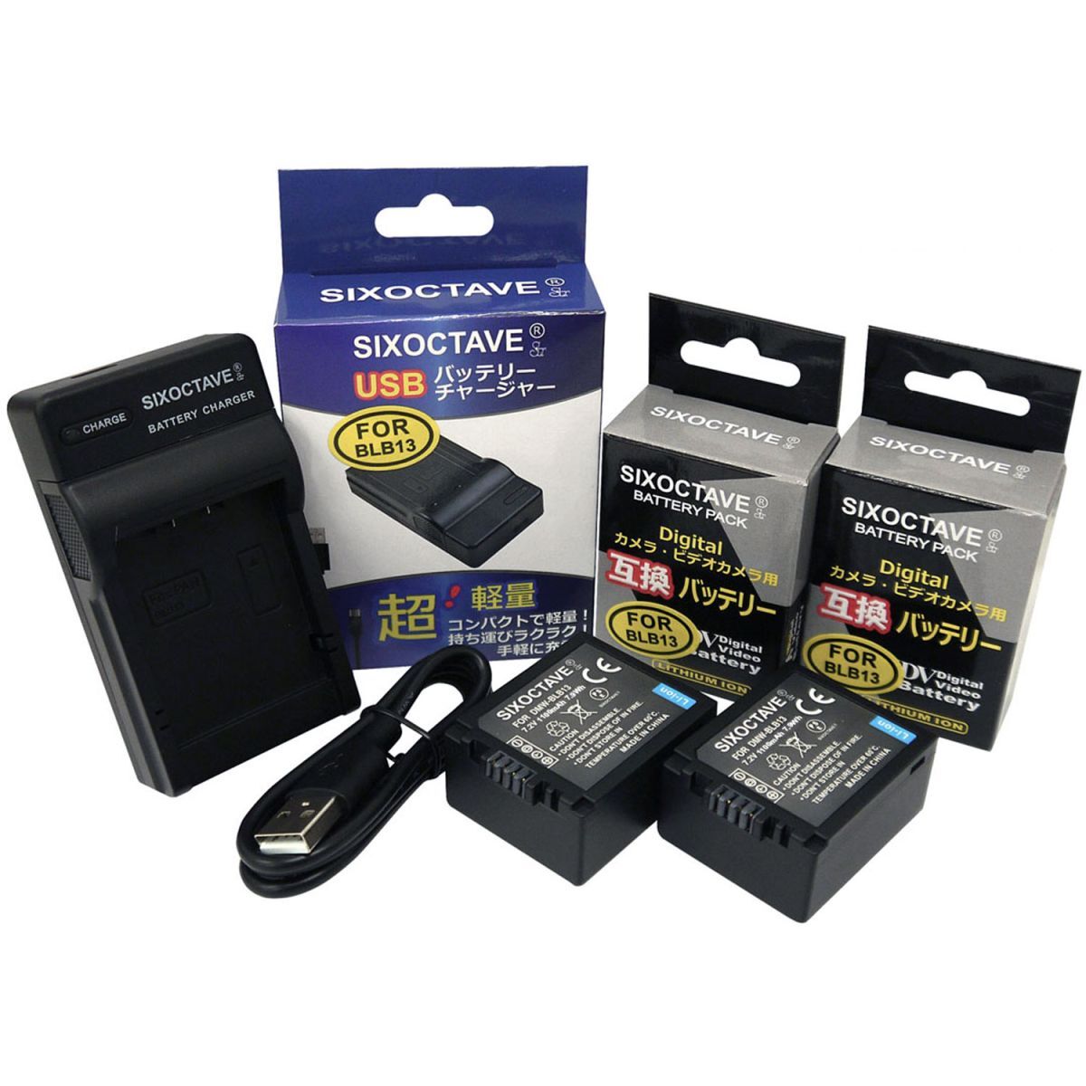 新品 Panasonic パナソニック DMW-BLB13 互換バッテリー2個と互換充電器 DE-A49A Lumix DMC-GH1 DMC-G1 DMC-GF1 DMC-G2 DMC-G10 対応拍卖