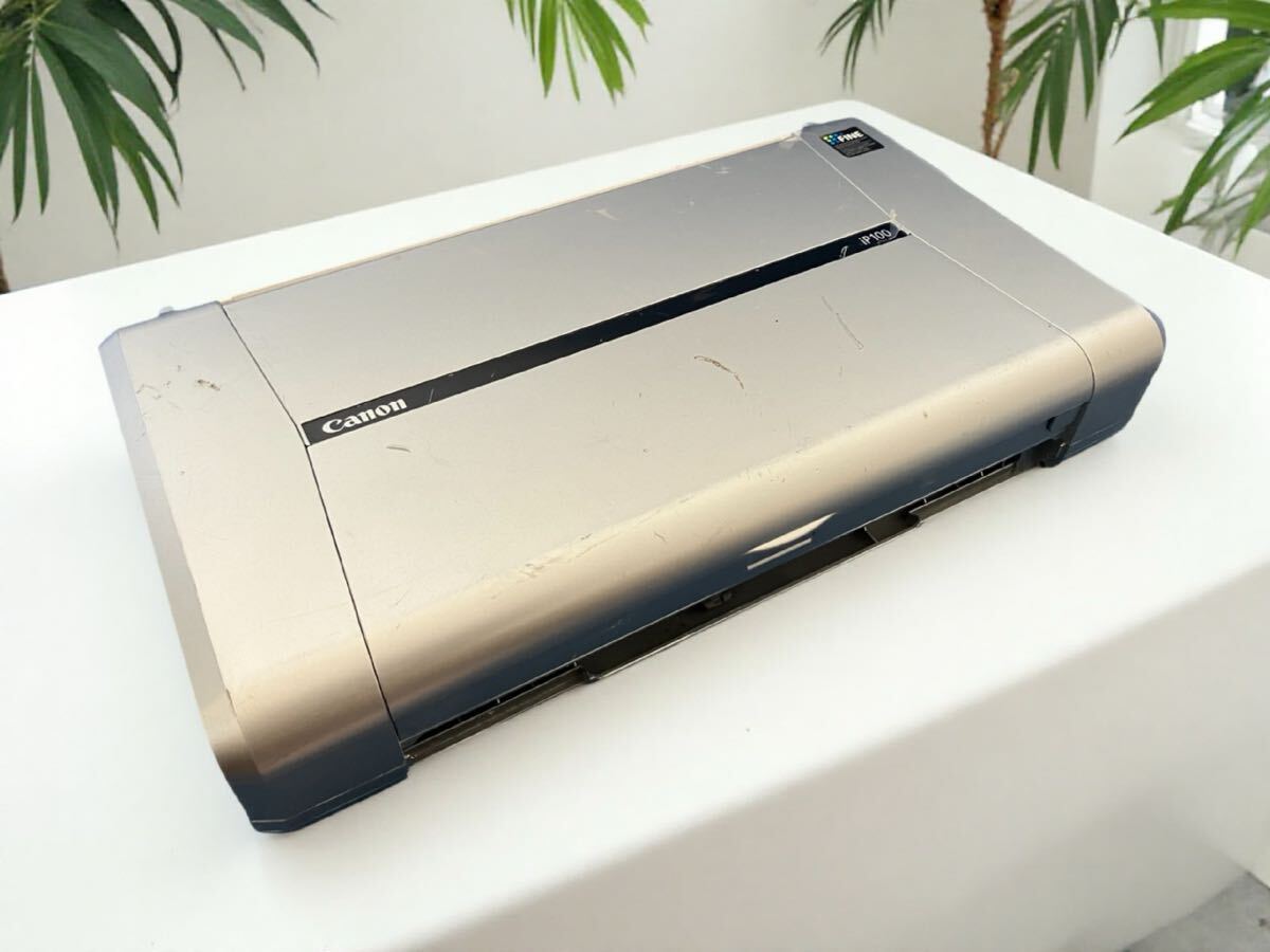 Canon プリンター iP100 キャノン 印表機 K10296 FINE PIXUS ピクサス モバイルコンパクト 動作未確認拍卖
