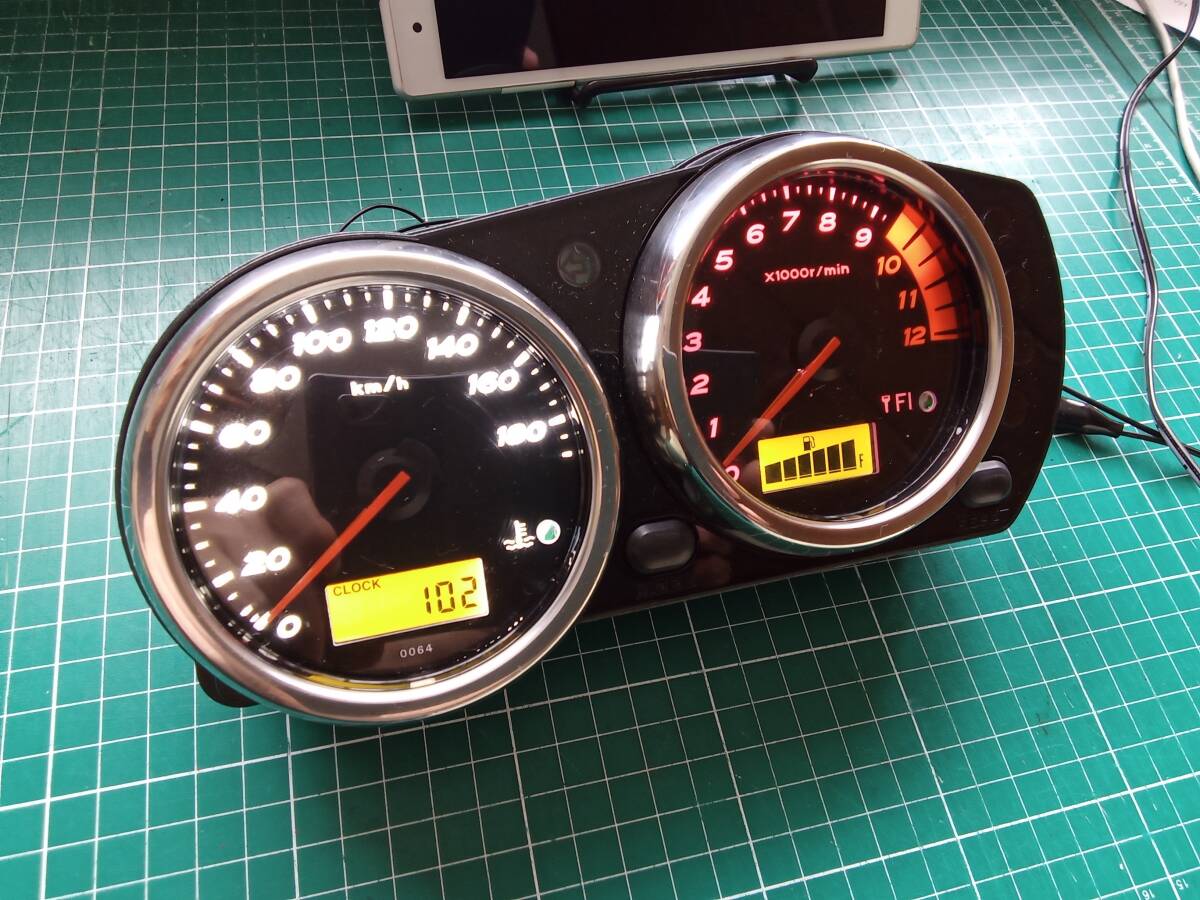 ZRX1200DAEG メーターLED化 ダエグ 拍卖