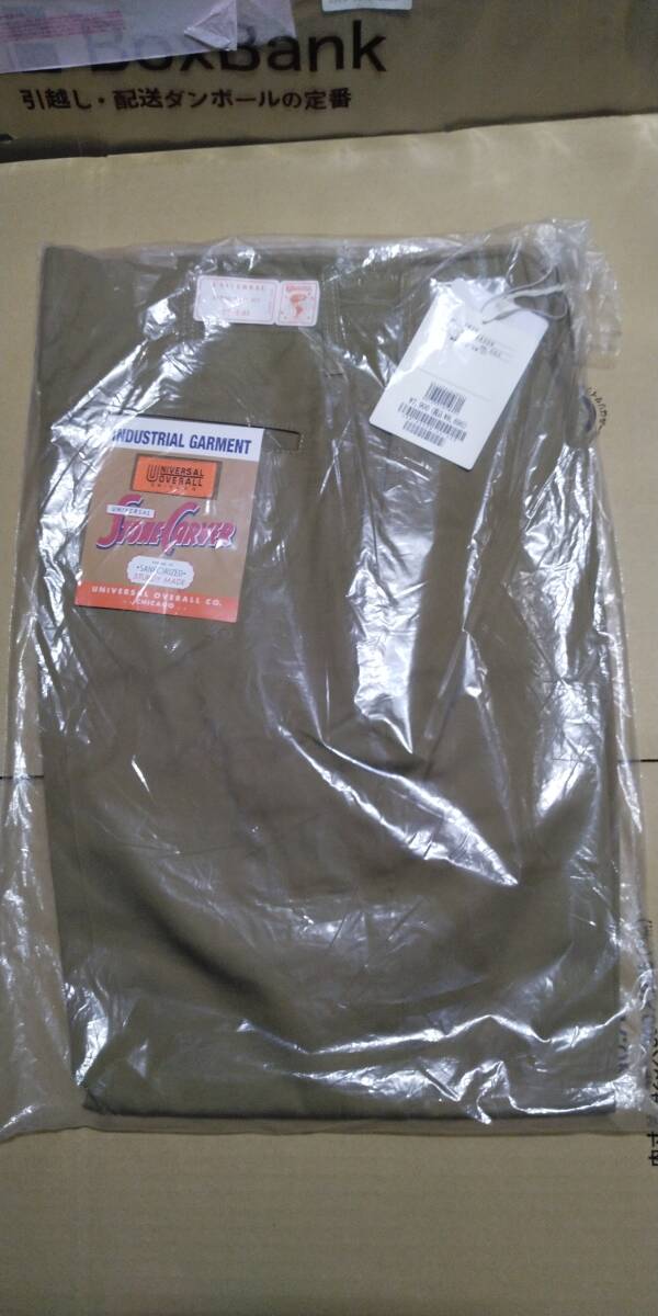 未使用自宅保管品 UNIVERSAL OVERALL T-03 STANDARD FIT PANTS カラーベージュ サイズL拍卖