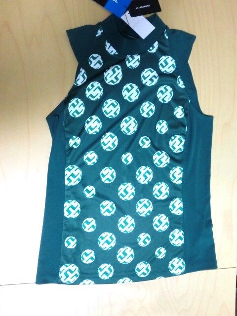 新品 J.LINDEBERG(Jリンドバーグ)  Beate Top ノースリーブカットソー Sサイズ 16,500円 ストレッチ 吸水 速乾 レディースウェア 拍卖