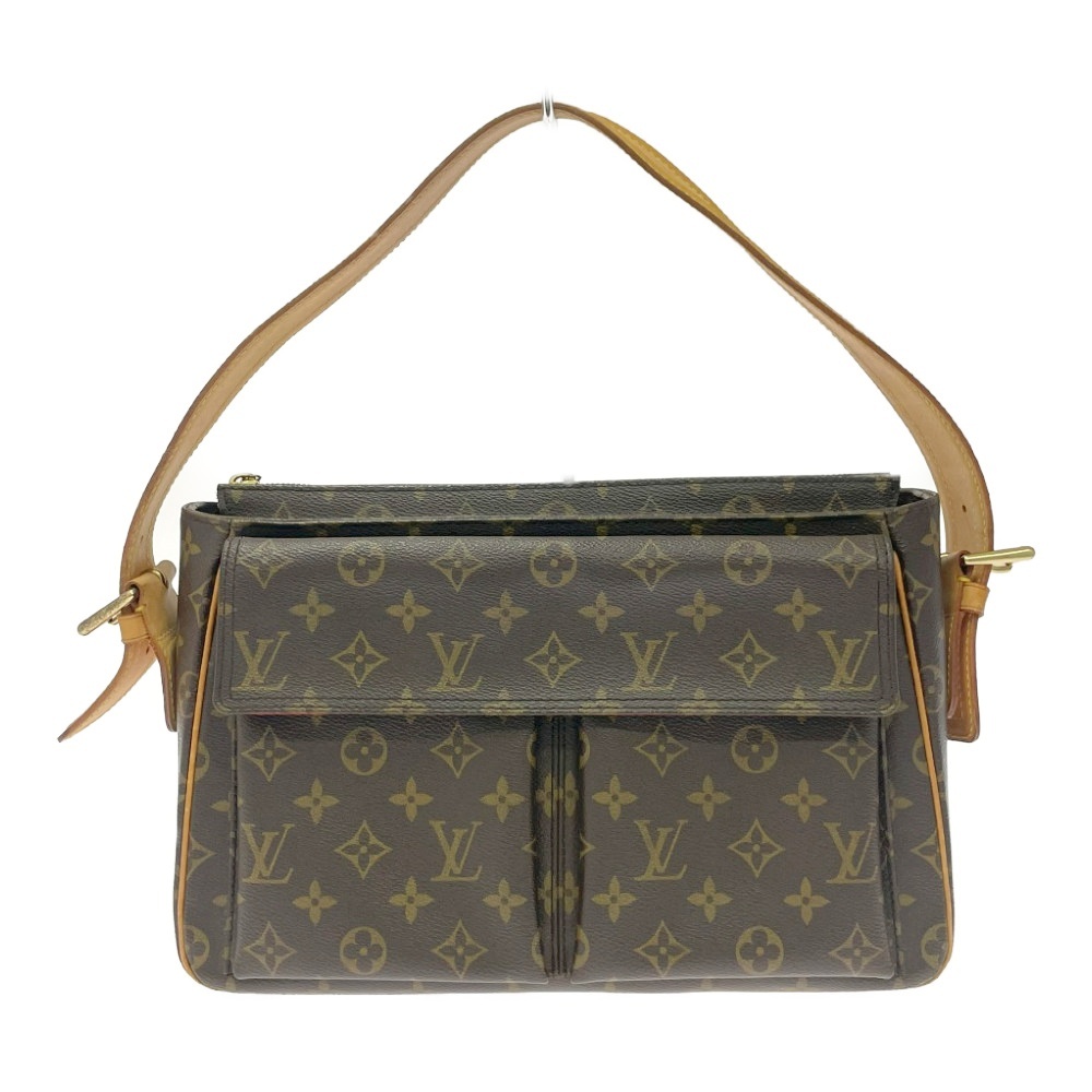 LOUIS VUITTON ルイ・ヴィトン M51163 モノグラム PVC ヴィバ・シテGM ショルダーバッグ ブラウン 436573 ショルダーバッグ拍卖