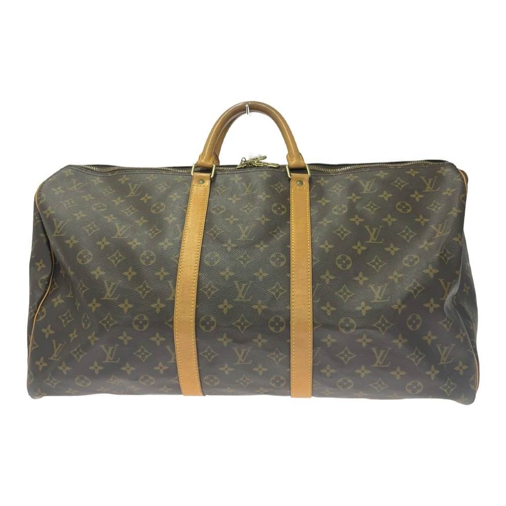 LOUIS VUITTON ルイ・ヴィトン M41424 モノグラム PVC キーポル55 ボストンバッグ ブラウン 455904 ボストンバッグ拍卖
