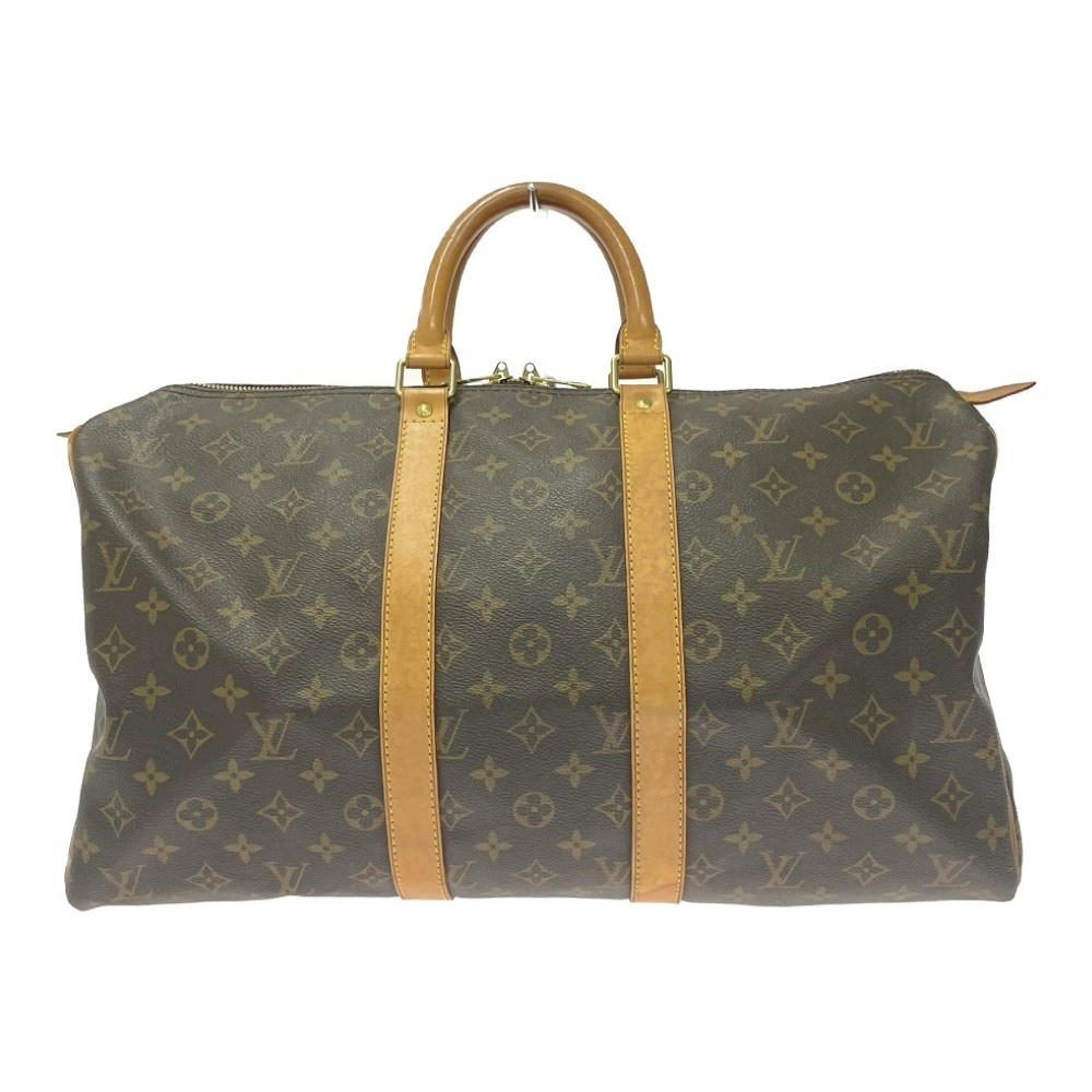 LOUIS VUITTON ルイ・ヴィトン M41428 モノグラム PVC キーポル45 ボストンバッグ ブラウン 414917 ボストンバッグ拍卖