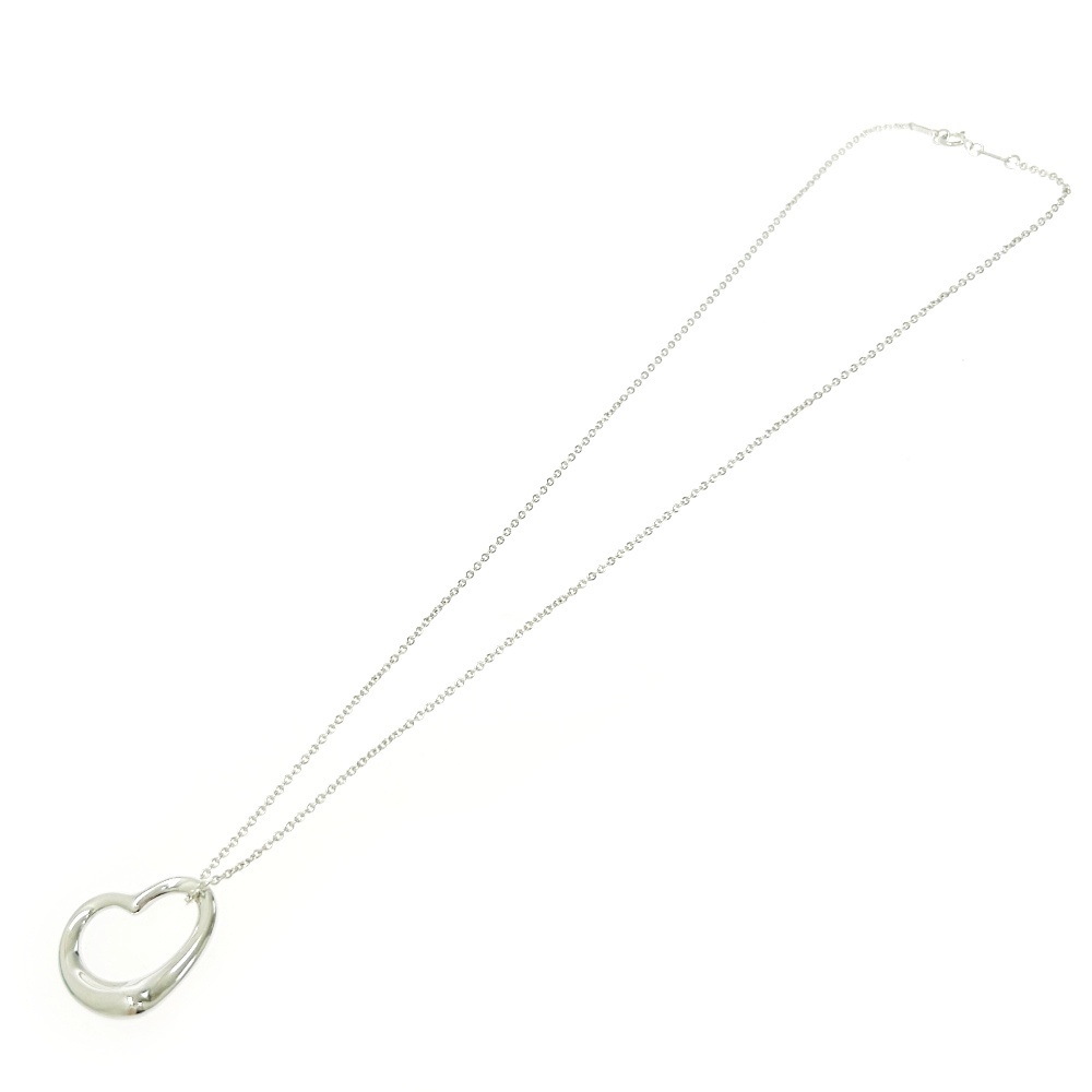 【箱付き】 TIFFANY&Co. ティファニー シルバー エルサペレッティ オープンハート ネックレス 9.8g 925刻印 479550 ネックレス拍卖