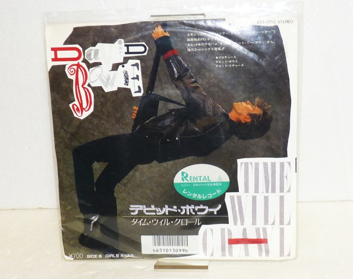 EPレコード タイムウィルクロール(デビッドボウイ) レンタル落ち 286757-303H拍卖