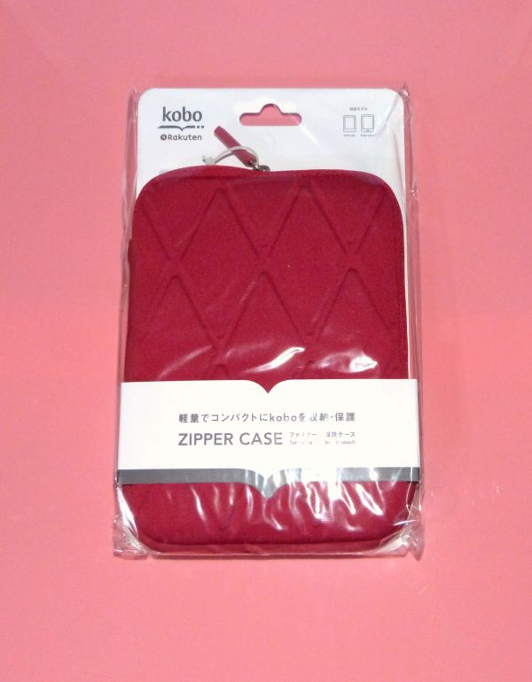 楽天kobo ZIPPER CASE レッド 838612BL186-185拍卖