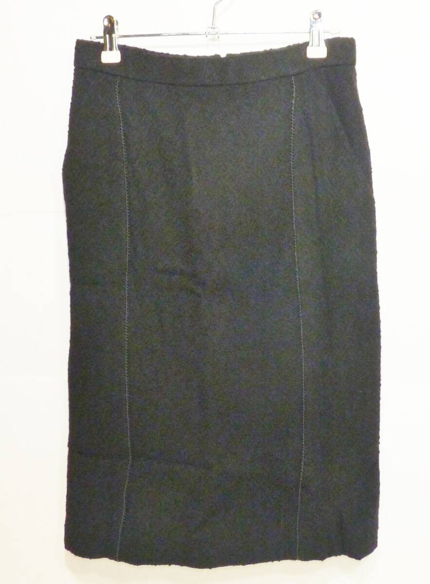 jun ashida(ジュン アシダ) ウール ミディ丈タイトスカート LADY'S 古着 299113-158F拍卖