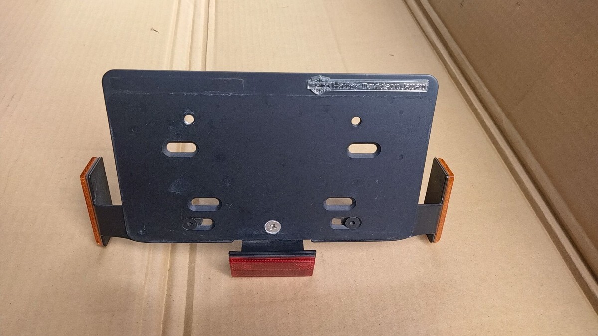 美品 Harley Davidson 純正 ナンバーフレーム ナンバーブラケット ハーレーダビッドソン スポーツスター XL883 XL1200 Nアイアン拍卖