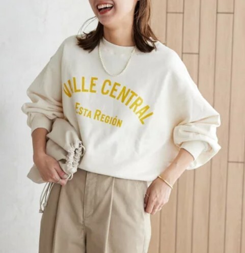 JOURNAL STANDARD relume/ジャーナル スタンダード レリューム アーチロゴプルオーバーワイドスウェット拍卖