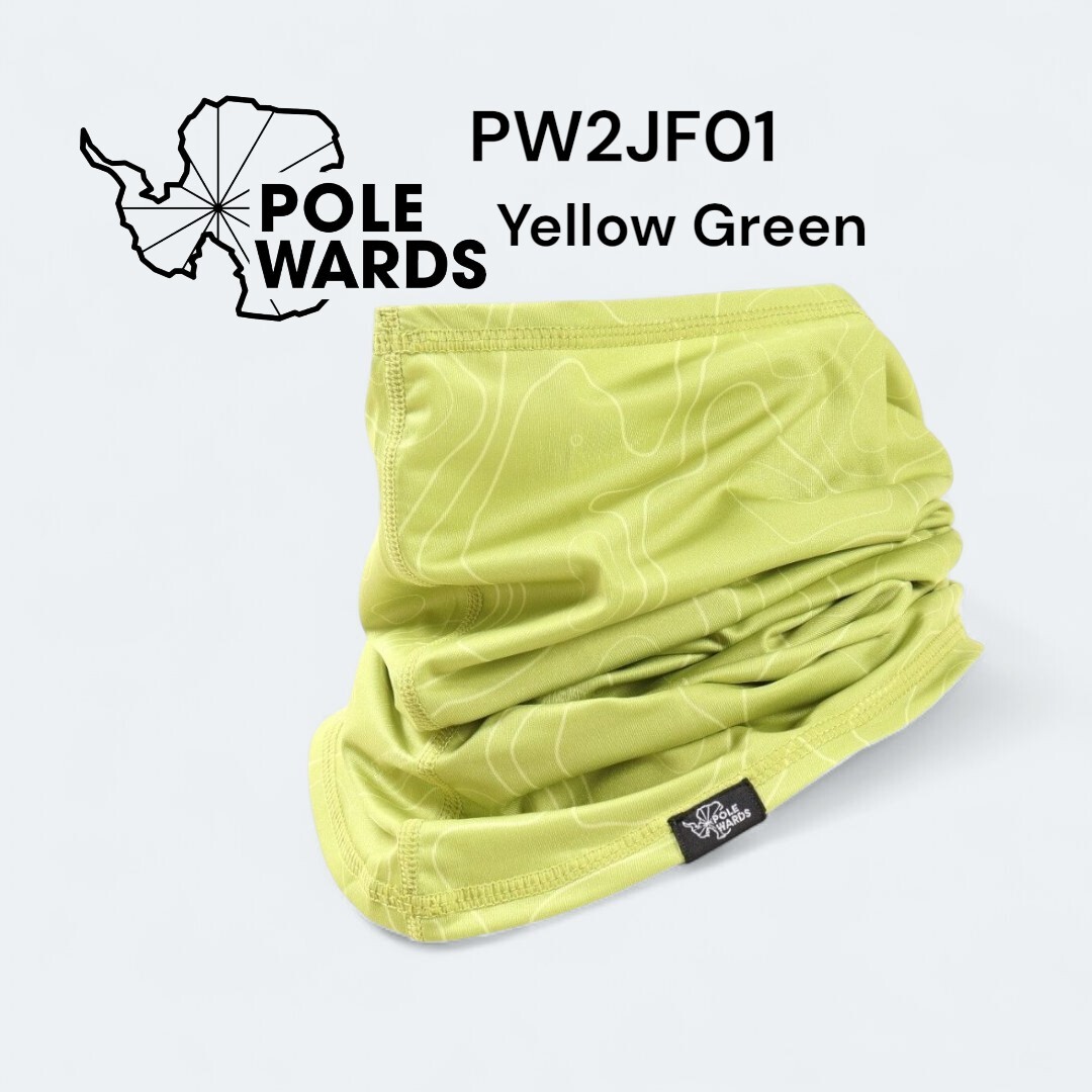 【新品特価!定価2640円が60%OFF!】POLEWARDSマルチサン ネックゲイター PW2JFZ01 Yellow Green /サイズF拍卖