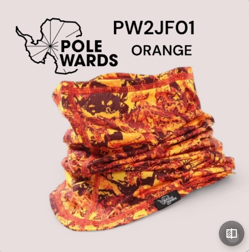 【新品特価!定価2640円が60%OFF!】POLEWARDSマルチサン ネックゲイター PW2JFZ01 ORANGE// サイズF拍卖