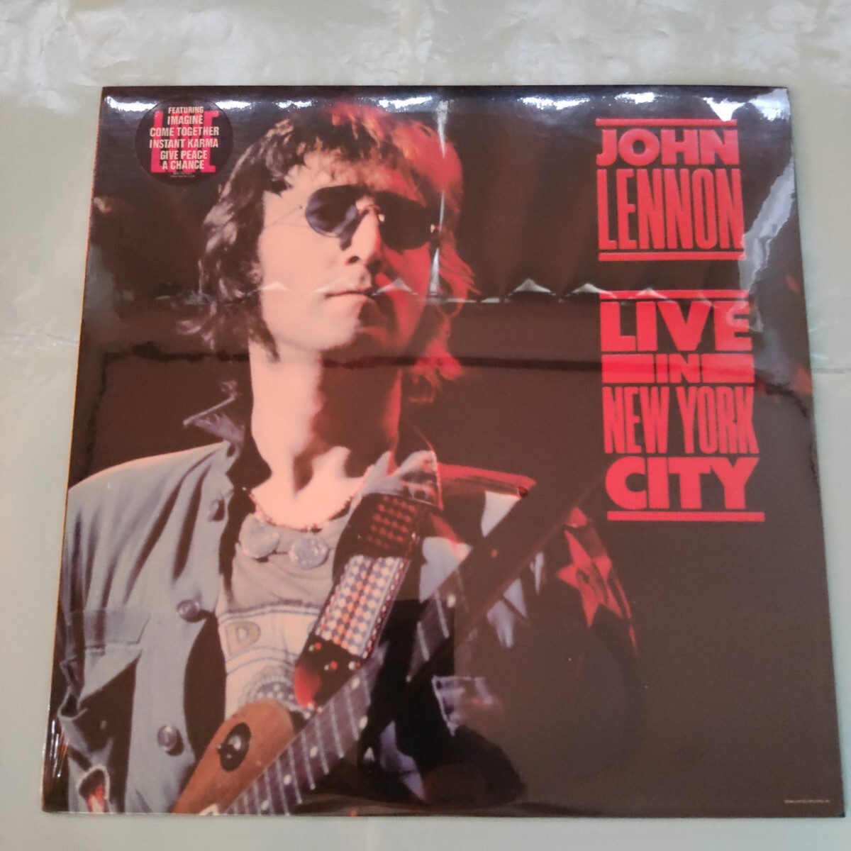 未開封 JOHN LENNON /LIVE IN NEW YORK CITY/LP拍卖