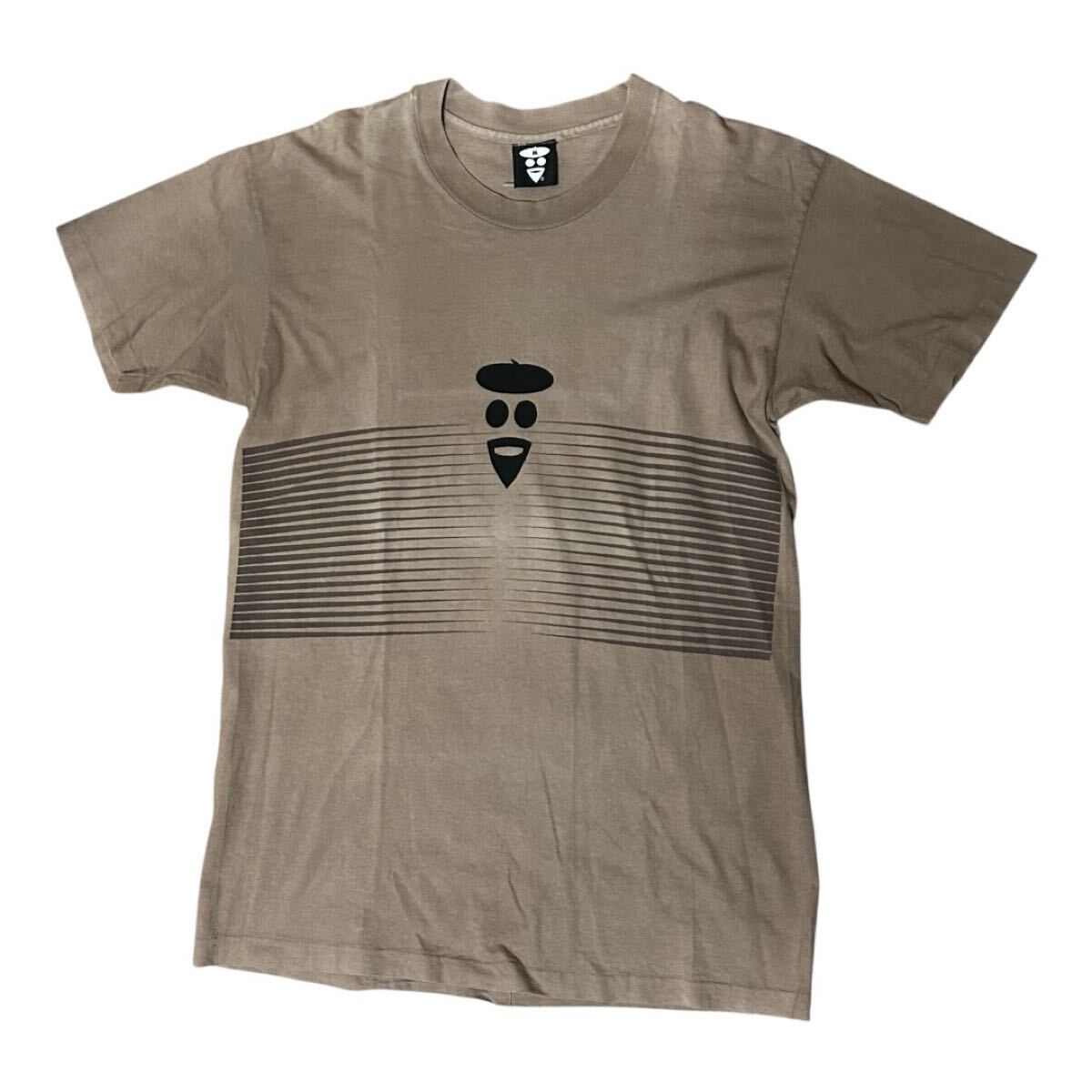 90s USA製 BEATNIK BRAND プリント Tシャツ M フェード①拍卖