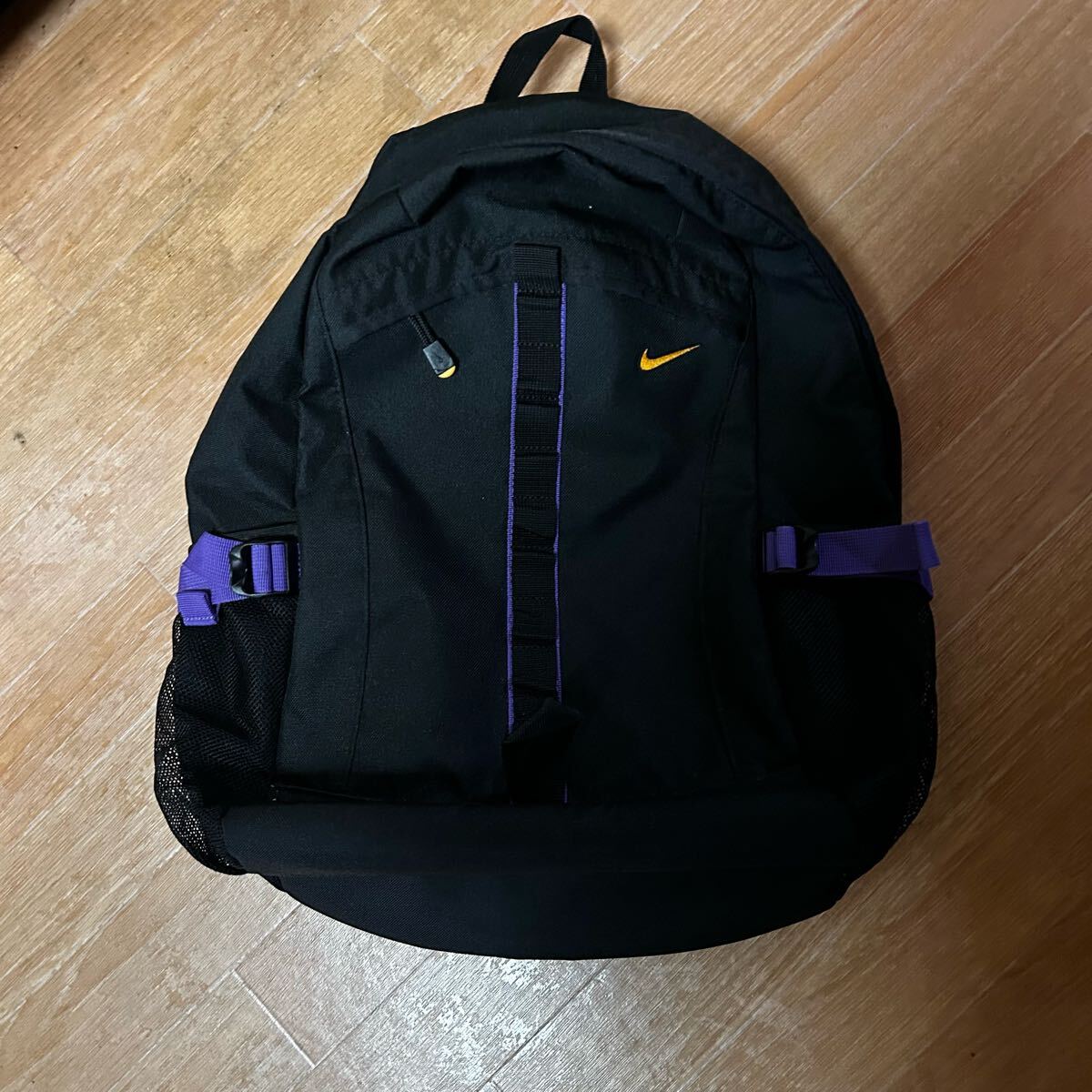 良品 90s old NIKE 白タグ リュック バッグパック 黒拍卖