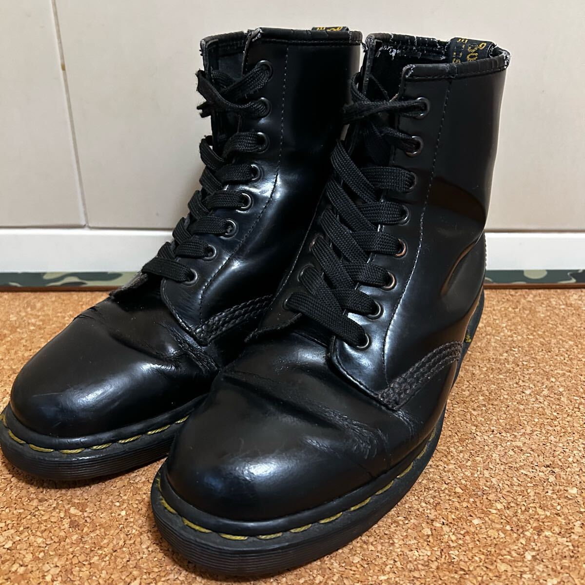 英国製 Dr.Martens 8ボール ブーツ 25㎝相当 難あり拍卖