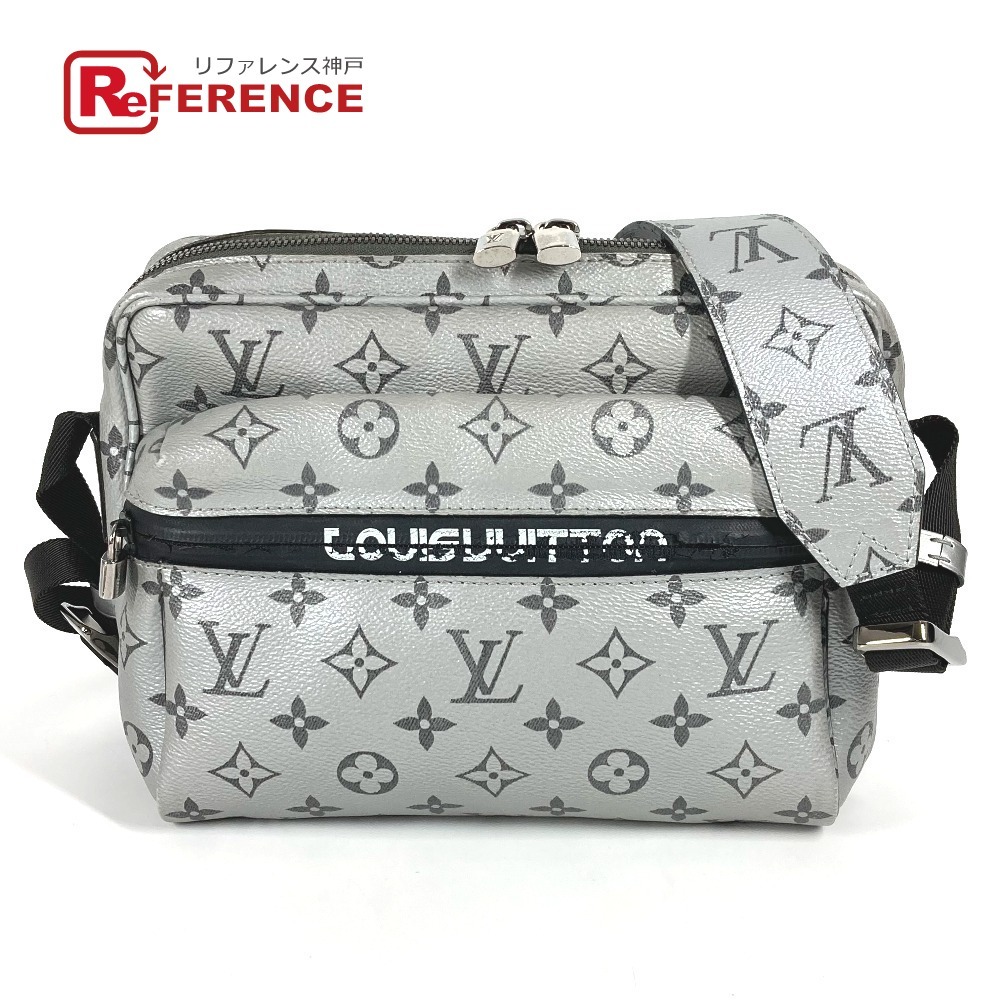 LOUIS VUITTON ルイヴィトン M43859 メッセンジャーPM カバン モノグラムリフレクト 日本限定 ショルダーバッグ シルバー メンズ【中古】拍卖