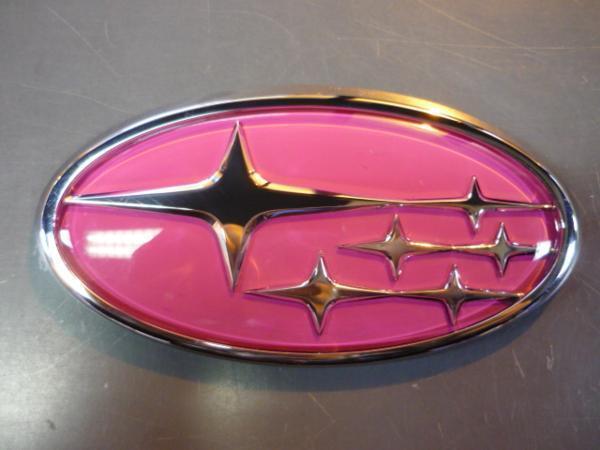 ラ・アンスポーツ レガシィセダンリヤ BM9/BMG/BMM型(A.B.C.D.E型)リヤ用カスタムピンクオーナメント *送料別途拍卖