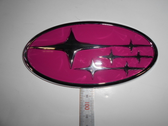 ラ・アンスポーツ レガシィフロント用 BRG/BRM/BMG/BMM型(D.E型)フロントカスタムピンクオーナメント *送料別途拍卖