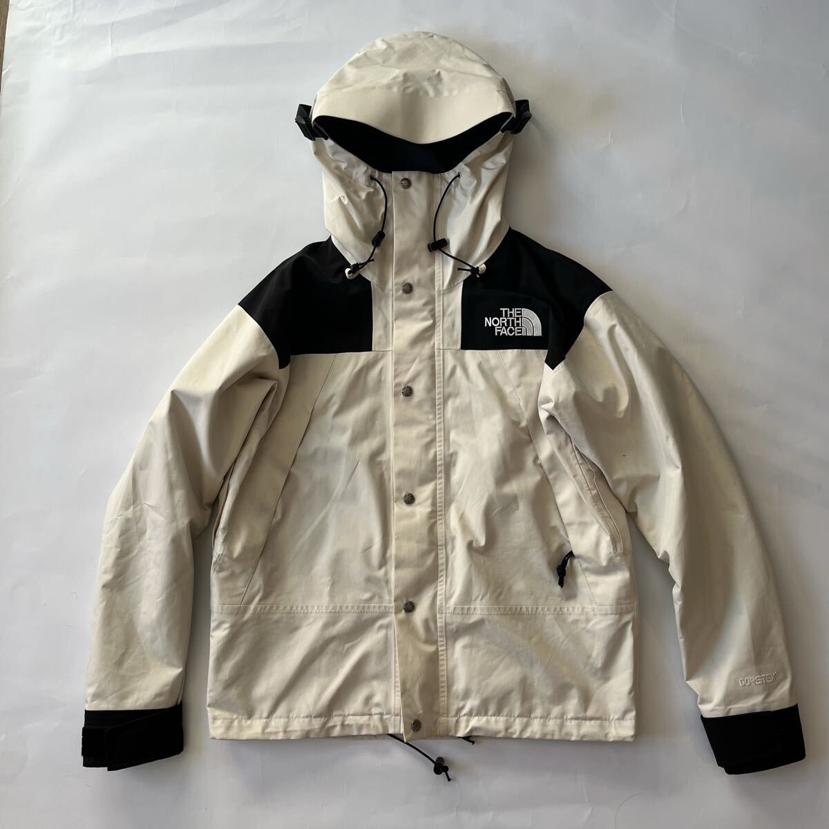 ノースフェイス GTX マウンテンジャケット マウンテンパーカー M ホワイト THE NORTH FACE GORE-TEX MOUNTAIN JACKET拍卖