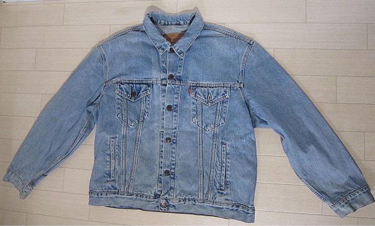 90年代 リーバイス Levi's 70503 02 デニムジャケット Gジャン メンズ XXL 大きいサイズ【送料無料】YO9020IKE拍卖
