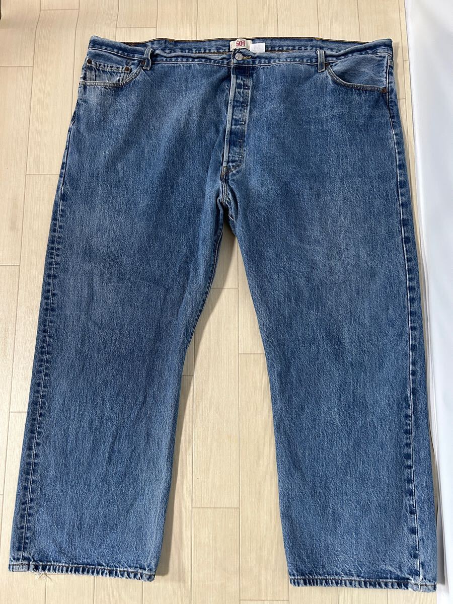 USED 古着 ビッグサイズ LEVI’S 501 0809 W54 L30 メキシコ製 4032刻印 ボタンフライ 大きいサイズ【送料無料】YO9019IKE拍卖