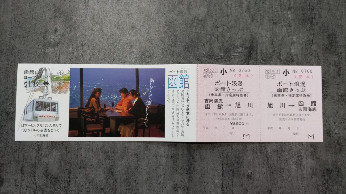 ポート浪漫「函館きっぷ」旭川⇔函館・吉岡海底(小)拍卖