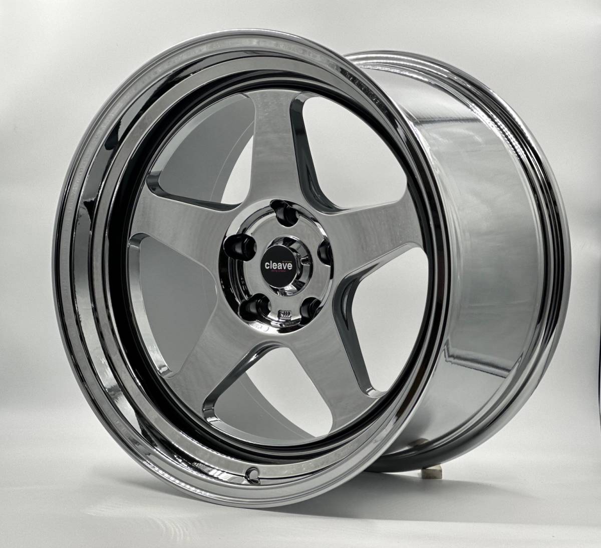 CLEAVE RACING SS05 18x10.5J +15 5-114.3 SMC 2本セット ドリフト スタンス拍卖