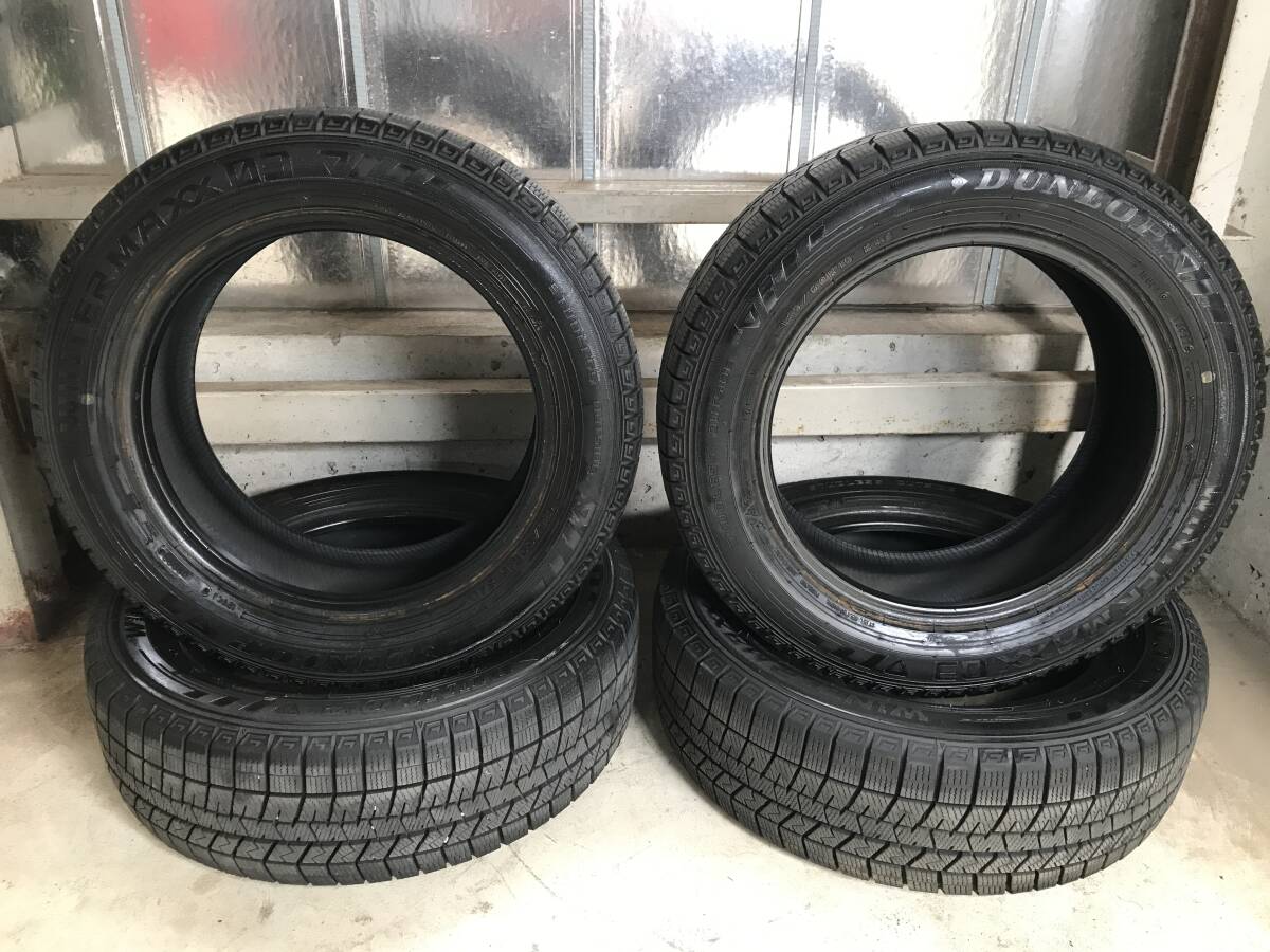 【185/60R15】バリ山22年製ダンロップ WINTER MAXX03 スタッドレスタイヤ 4本拍卖