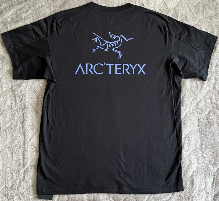 ★ ARC'TERYX アークテリクス クラッグ SL コットン バード ワード ショートスリーブ メンズ Lサイズ ブラック Tシャツ★ 新品!タグ付き拍卖