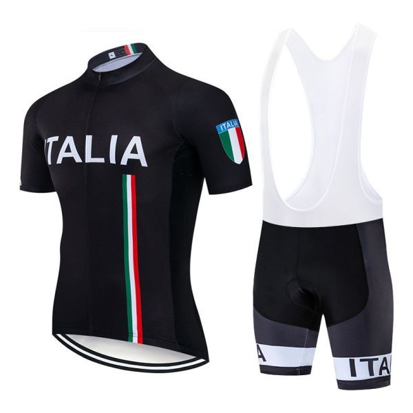 新品 サイクルジャージ 上下セット No40 Mサイズ イタリア フルジップ ウェア 半袖 メンズ サイクリング MTB 自転車 ロードバイク拍卖