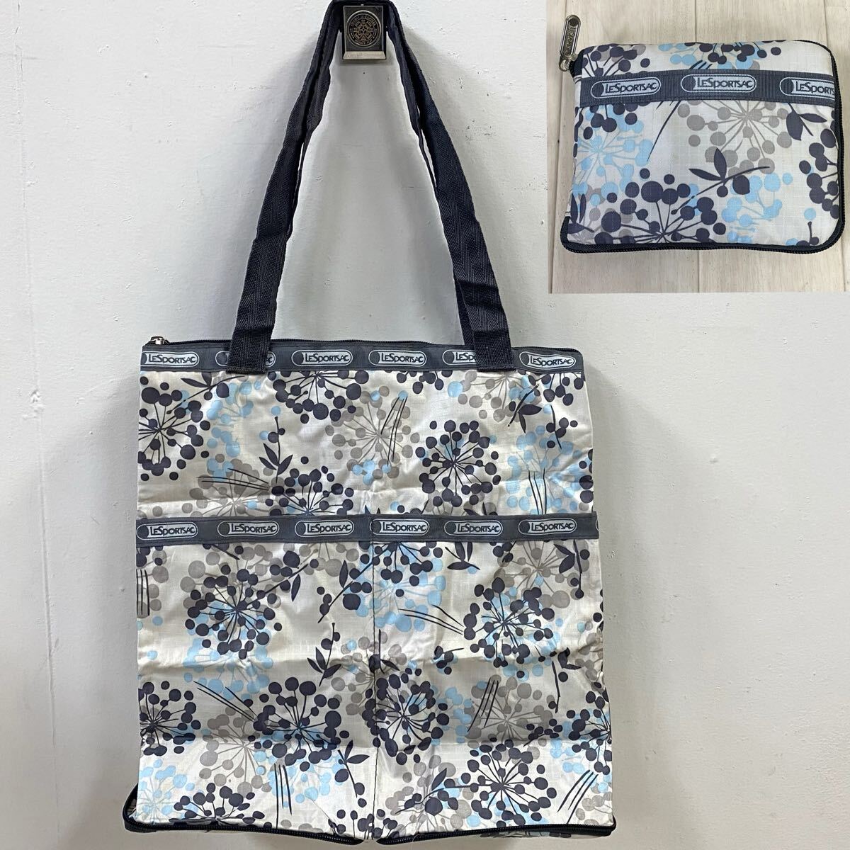 レスポートサック LeSportsac 折り畳み エコバッグ サブバッグ マイバッグ 携帯用 旅行用 拍卖